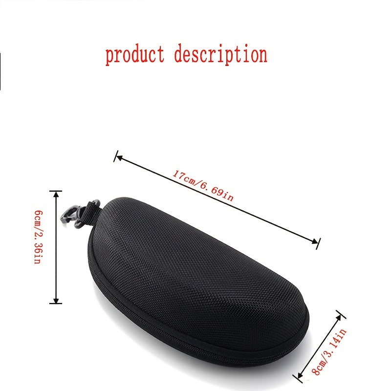 Thickened Hook Sunglasses Case Zipper Case