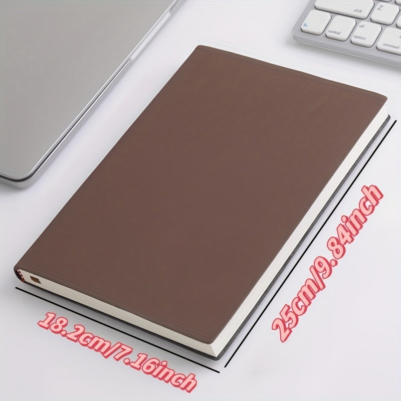 PU Waterproof Soft Leather B5 Notebook School Supplies 160 Pages