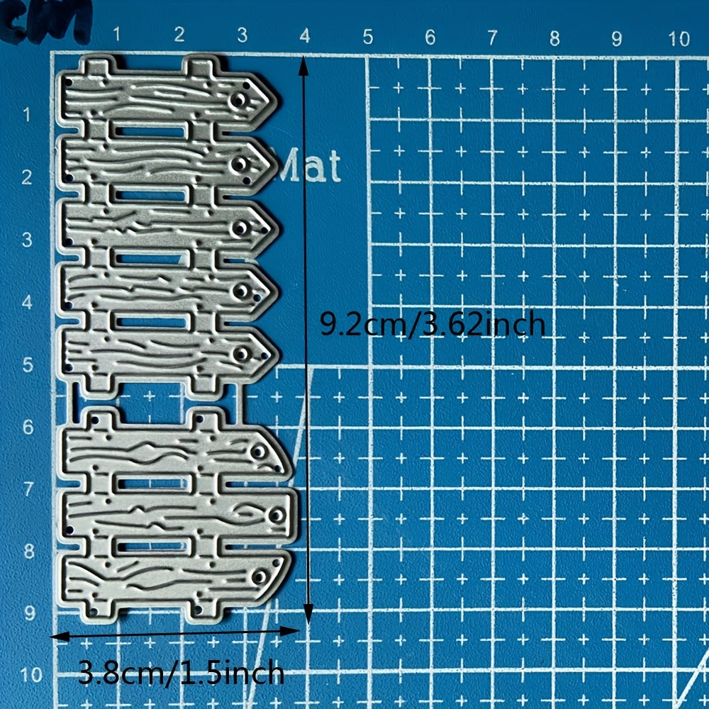 2pcs Fence Metal Cutting Dies for Card Making DIY