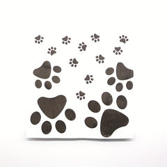 Dog Paw Prints Party Supplies Set