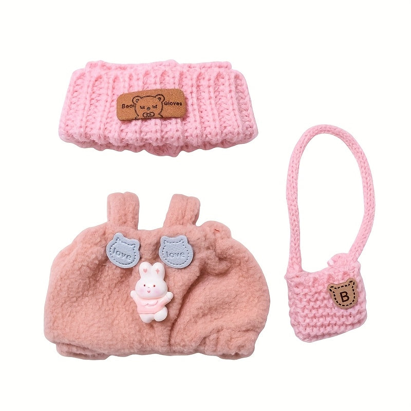 Crochet 3pcs Set for Labubu Doll