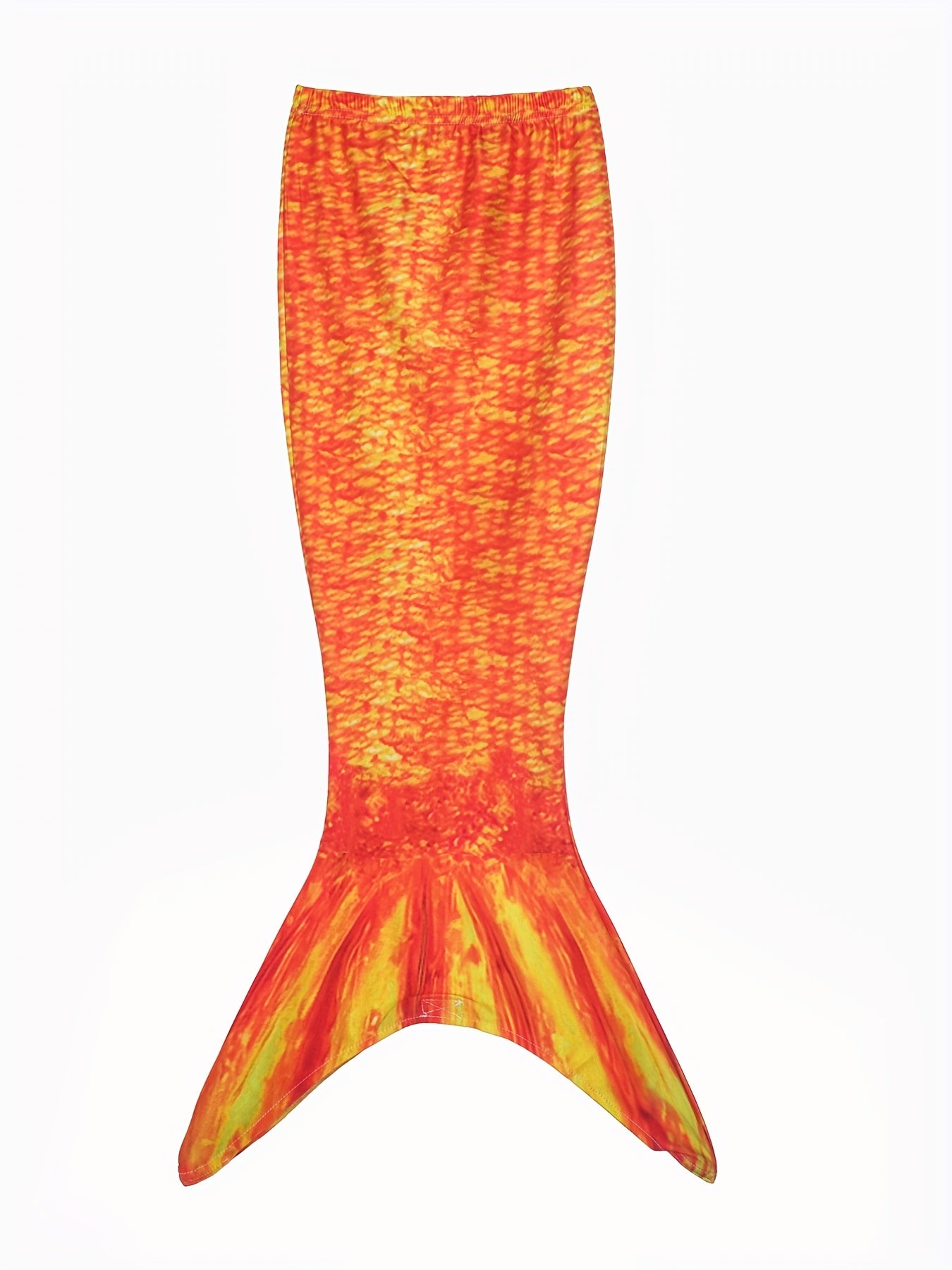 Girl's Mermaid Swimsuit Fish Scale Print Mermaid Tail Bathing Suit