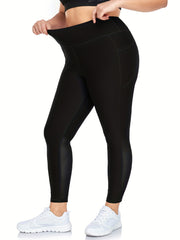 High Rise Mesh Leggings With Pockets