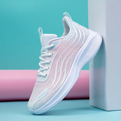 Women's Breathable Non slip Running Shoes Gradient Casual Sneakers