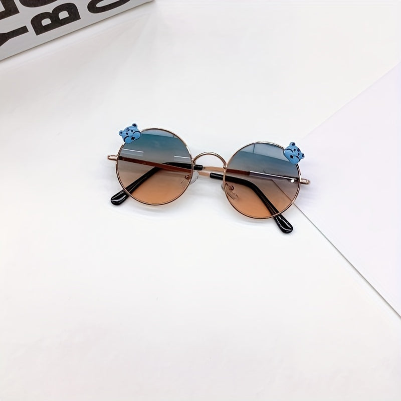 Girl's Round Frame UV Baby Sunglasses