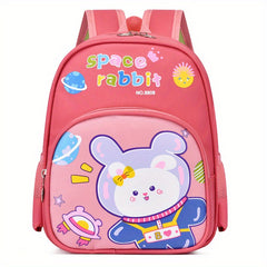 Kids Astronaut Rabbit Backpack, Lightweight School Bag for Kindergarten