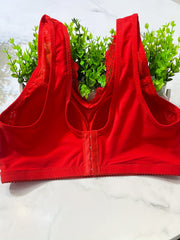 Lace Wireless Push-Up Bra for Women