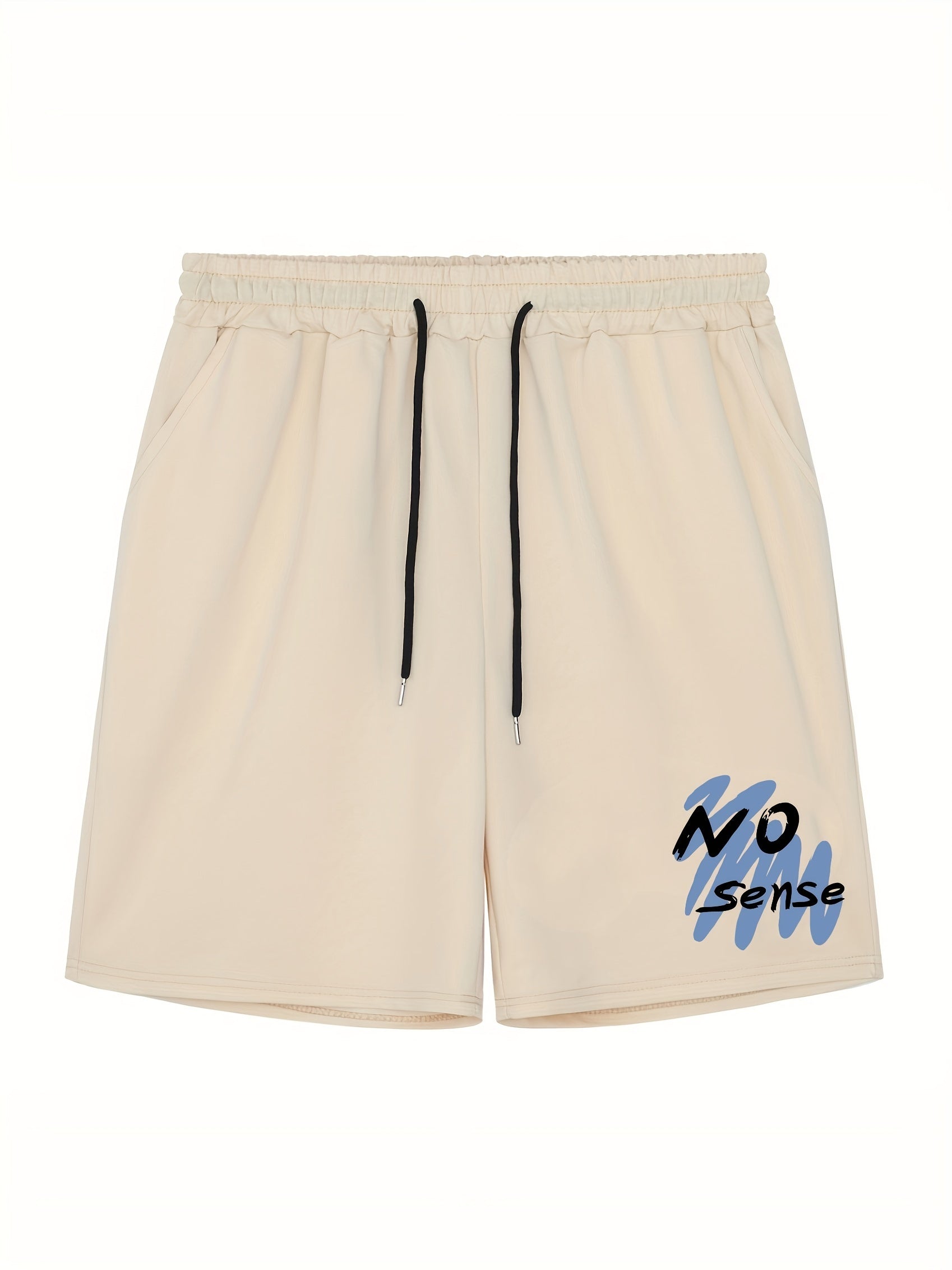 Men's No Sense Print Shorts Athletic Stretch Drawstring Gym Shorts