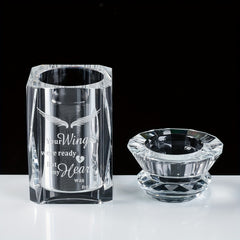 Small Urn Angel Wings Urns Crystal Ashes Human Pet Dogs Cats