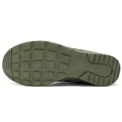 Men's Camo Lace-up Sneakers Breathable Athletic Shoes