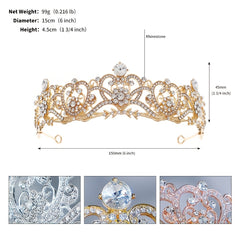 Rhinestone Crown Hairband Headband Princess Tiara Wedding Birthday