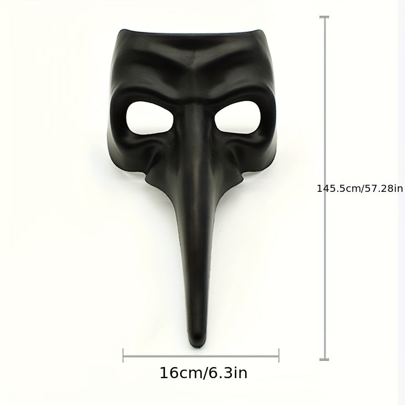 Long Beak Plague Doctor Mask for Halloween Cosplay Props