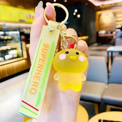 Animal Series Key Chains For Girls - Rabbit Bear Chick Frog Keyrings