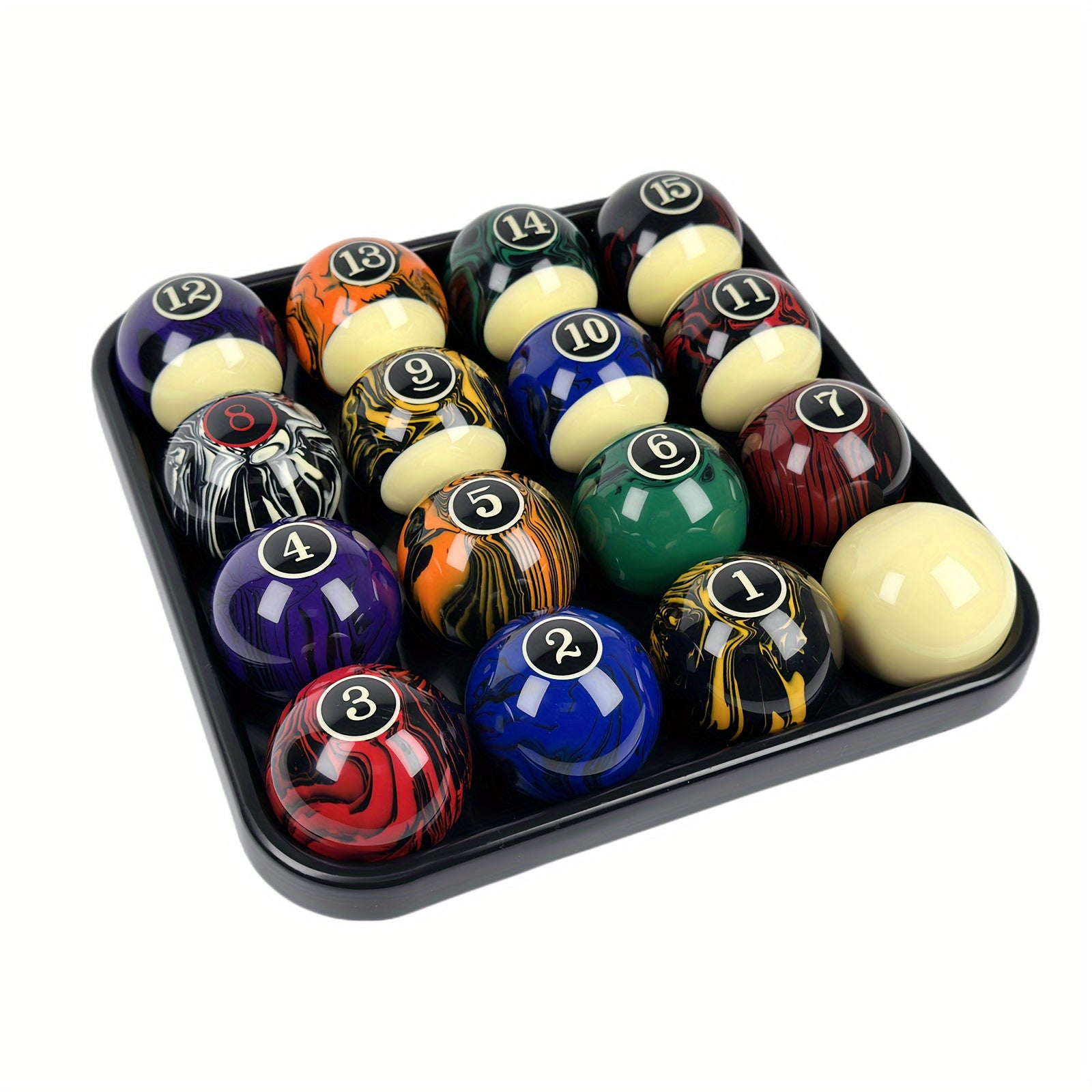 16 Holes Standard Billiards Ball Tray Plastic Pool Ball Holder