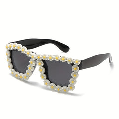 Daisy Flower Sunglasses Gradient UV400