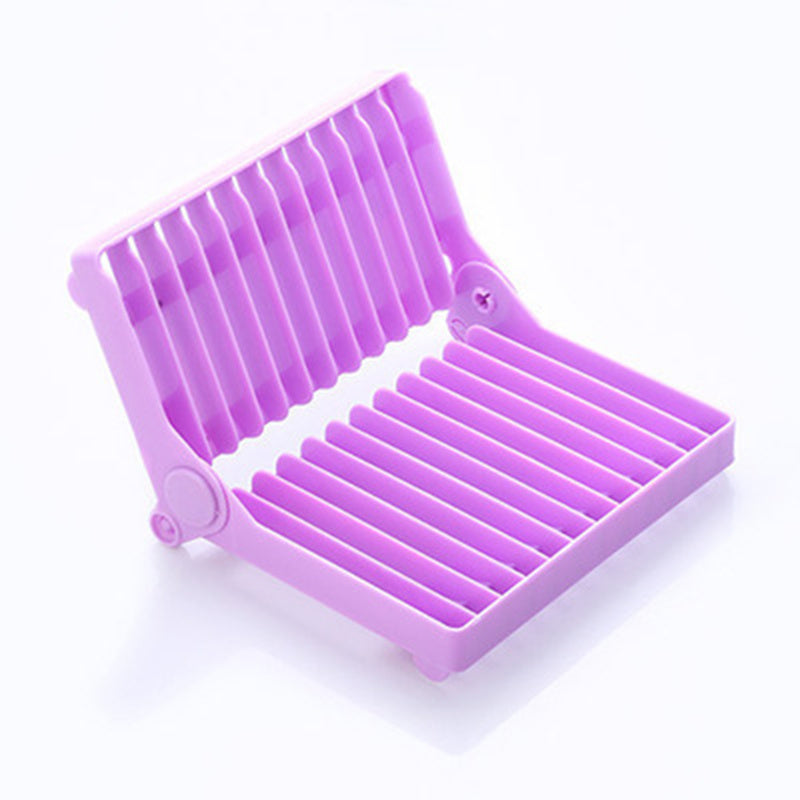 Large Foldable Kitchen Storage Rack with Drain Board & Cup Holder