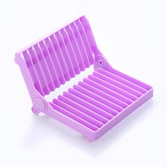 Large Foldable Kitchen Storage Rack with Drain Board & Cup Holder