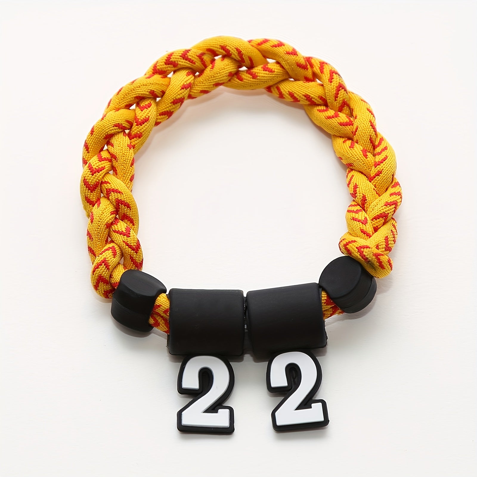 Sporty Style Braided Wristband Rope Bracelet for Sports Fans Souvenirs