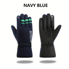 Thickened Skiing & Cycling Gloves Touch Screen Silicone Warm Keeping