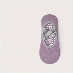 Women's Non Slip Yoga Socks with Cross Straps