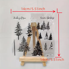 Trees Metal Cutting Dies And Stamps For Scrapbooking DIY Craft