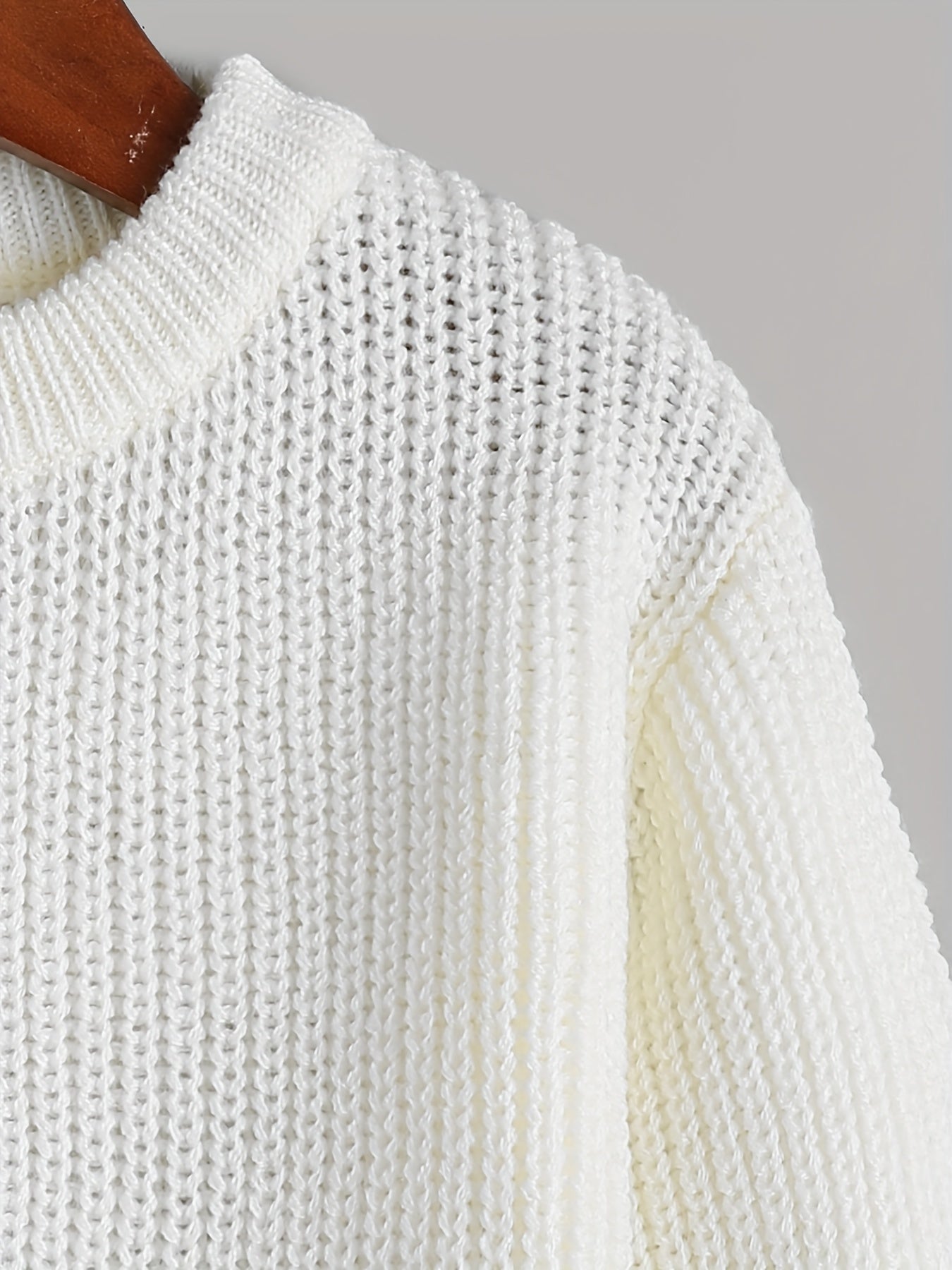 Girls Long Sleeve Knitted Pullover Top