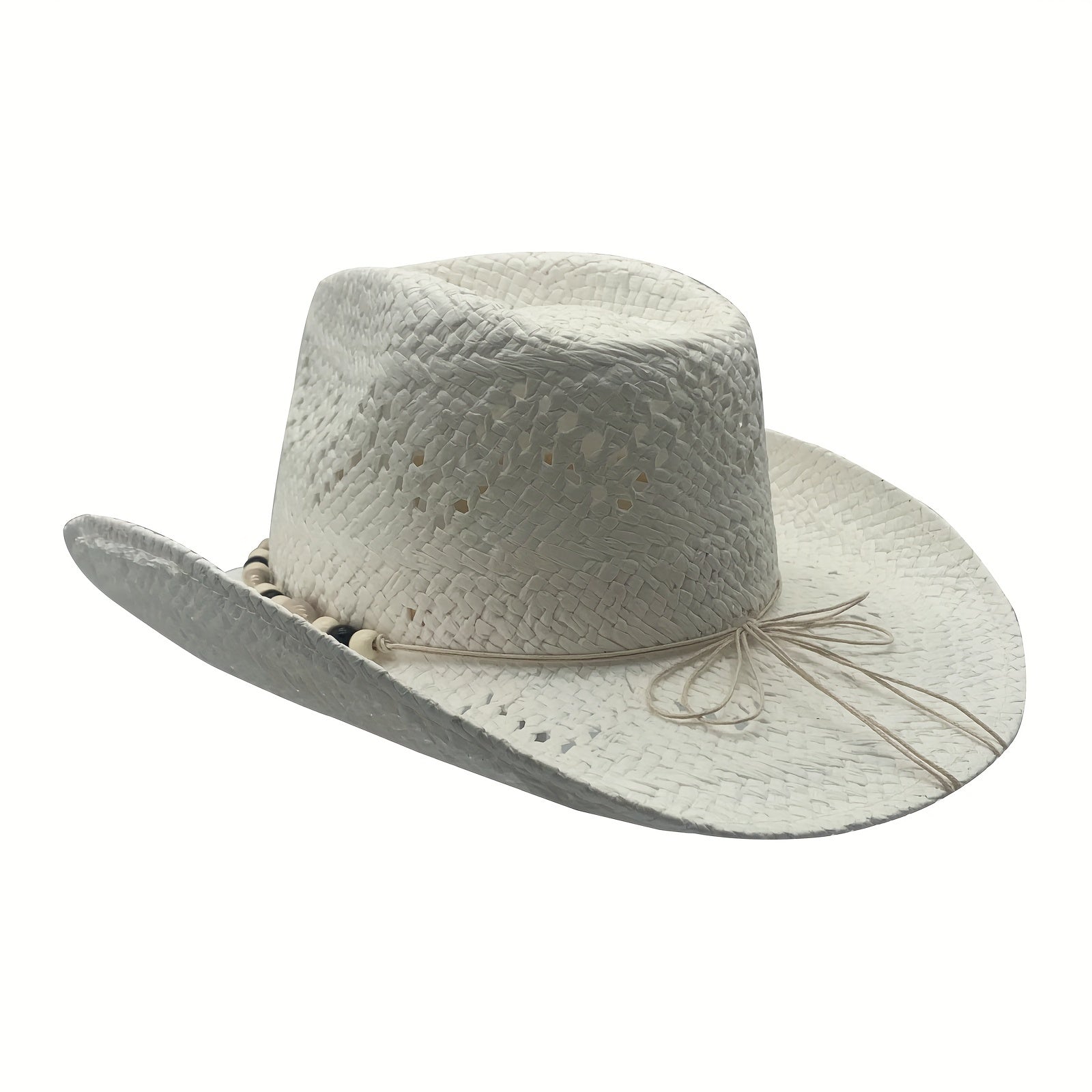 Unisex Straw Cowboy Hat Western Hats Cowgirl Costume