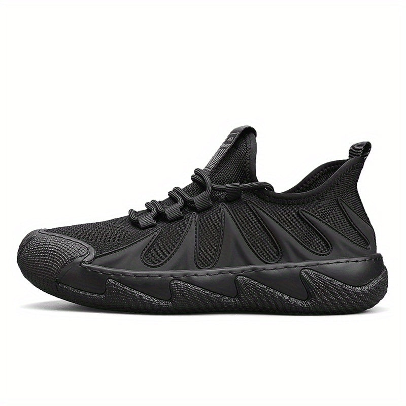 Men's Breathable Lace up Walking Shoes Outdoor Anti-Skid Sneakers