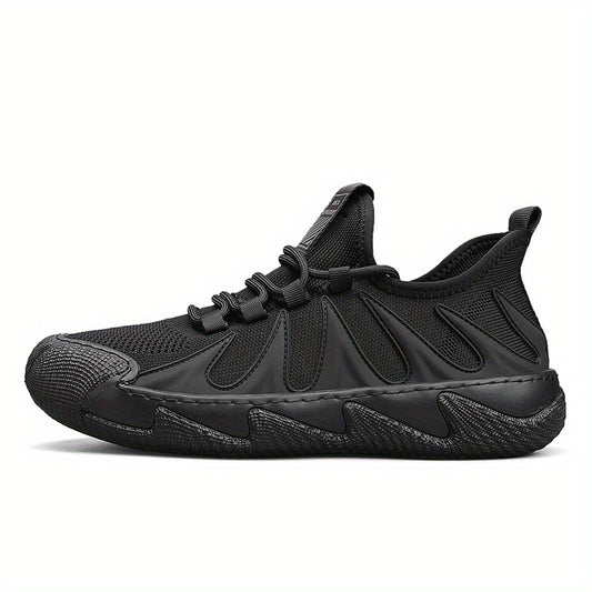 Men's Breathable Lace up Walking Shoes Outdoor Anti-Skid Sneakers