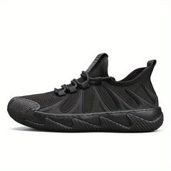 Men's Breathable Lace up Walking Shoes Outdoor Anti-Skid Sneakers
