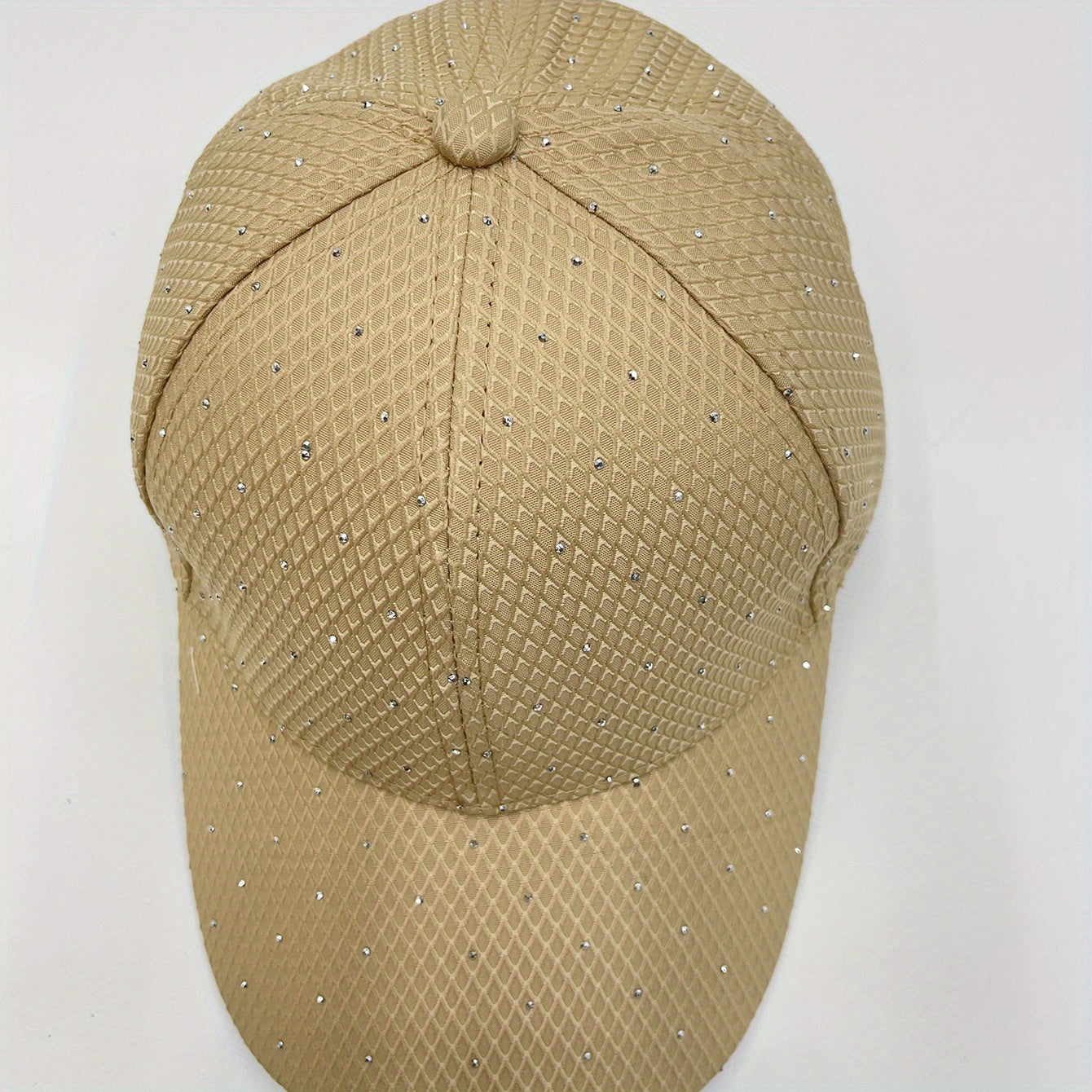 Rhinestone Decor Baseball Cap Lightweight Sun Hat