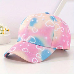 Love Rainbow Baseball Cap For Kids