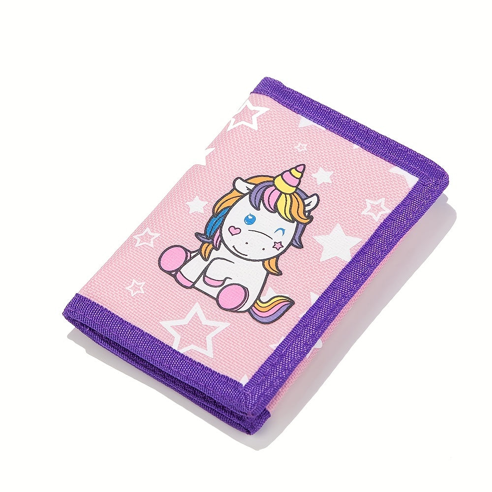 Unicorn Trifold Wallet for Kids - Perfect Birthday Gift