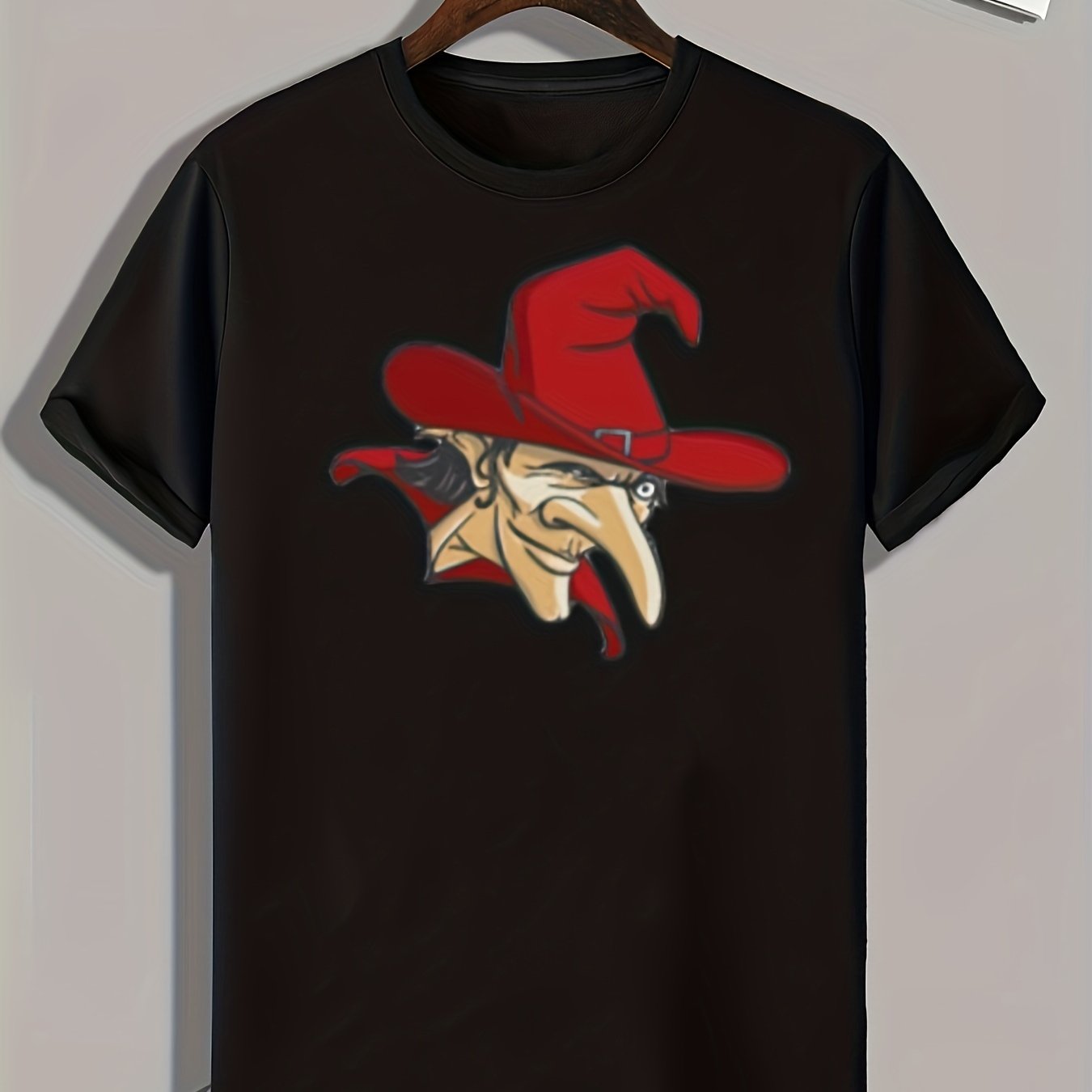 Clown Print Men's Graphic T-shirt for Summer