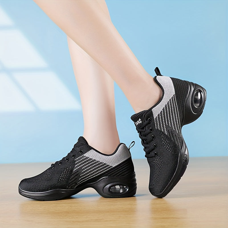 Women's Breathable Mesh Dance Shoes with Air Cushion