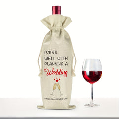 Wedding Wine Bag Engagement Gift Wine Gift Bags For Women And Men