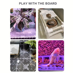 2pcs Aquarium Bottom Filter Plate PVC Gravel Filter Plate