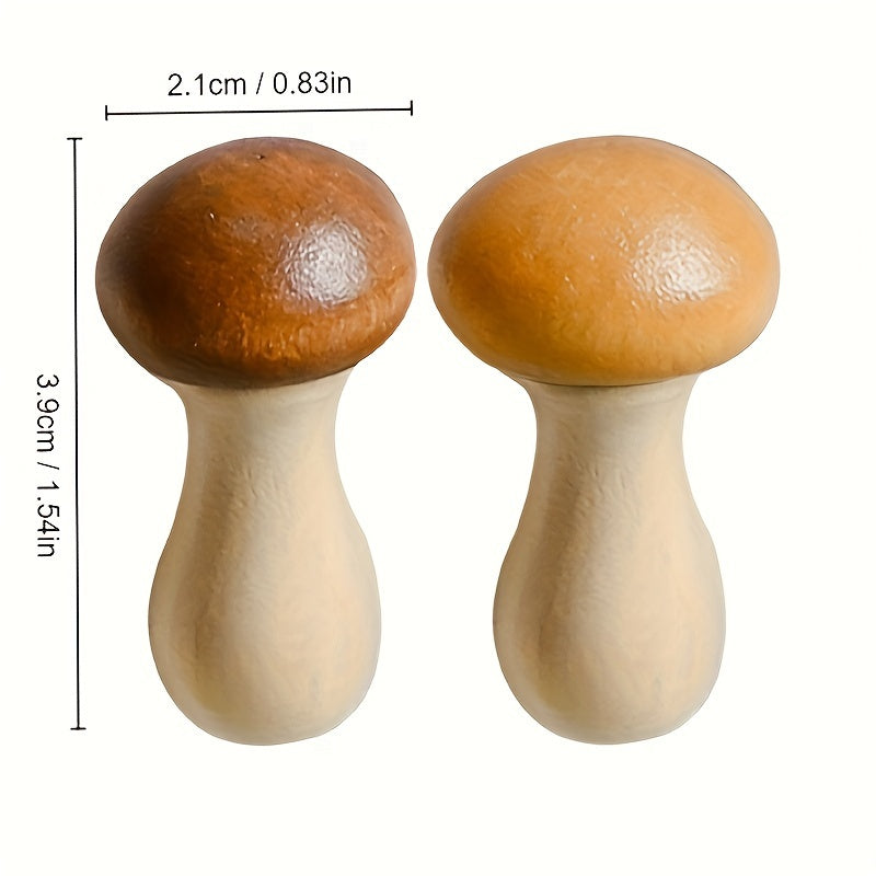 Mushroom Chopsticks Rack Wooden Party Decoration