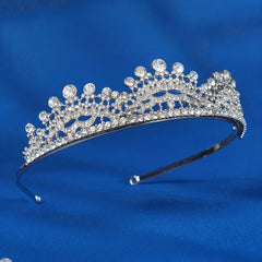 Baroque Wedding Crown & Queen Crowns & Tiara Rhinestone Bridal Wedding Crowns