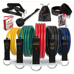11pcs Fitness Pull Rope Set Resistance Band Exercise Set