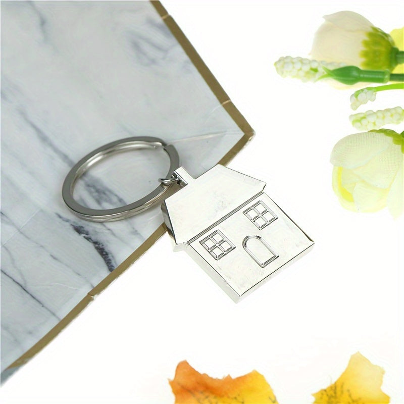 House Shaped Keychain Keyring Bag Pendant Gift For Both Men and Women