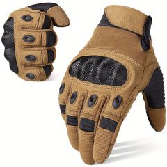 Touchscreen Gloves with Palm Pads for Motorcycle Cycling Training