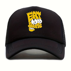 Unisex Mesh Sunshade Baseball Cap with Embroidery