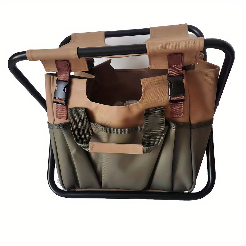 Portable Camping Chair Bag Detachable Gardening Picnic Garden Fishing Folding