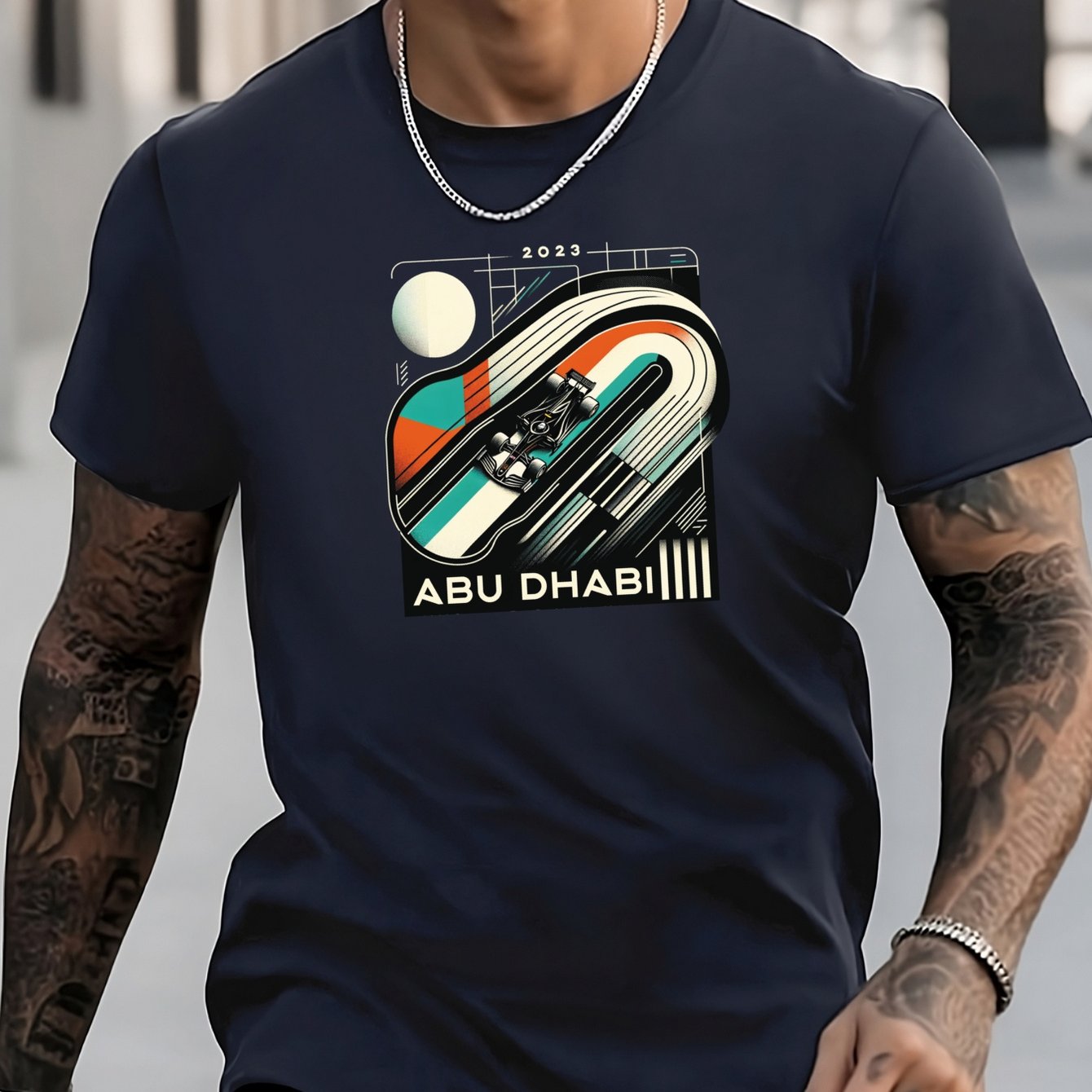 Car Print Men's Graphic Active T shirt Casual Comfy Tees