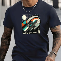 Car Print Men's Graphic Active T shirt Casual Comfy Tees