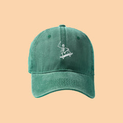 Skateboard Skull Cap with Printed Design
