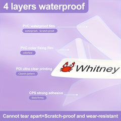Cartoon Waterproof Name Sticky Lable - Customized for School & Home - 40-120pcs
