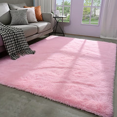 Plush Shaggy Rug for Living Room Bedroom Soft Fluffy Throw Carpet