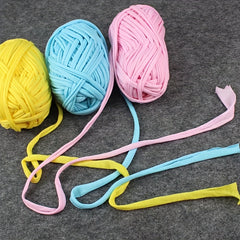 3 Skeins Colorful T-Shirt Yarn for DIY Knitting & Crocheting - 100g
